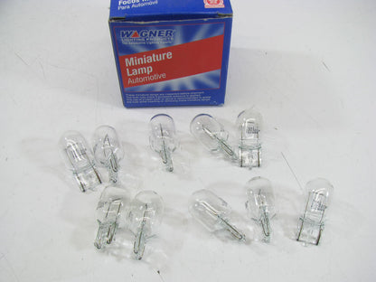 (10) Wagner 7441 Back Up Lamp Light Bulb T6 12V