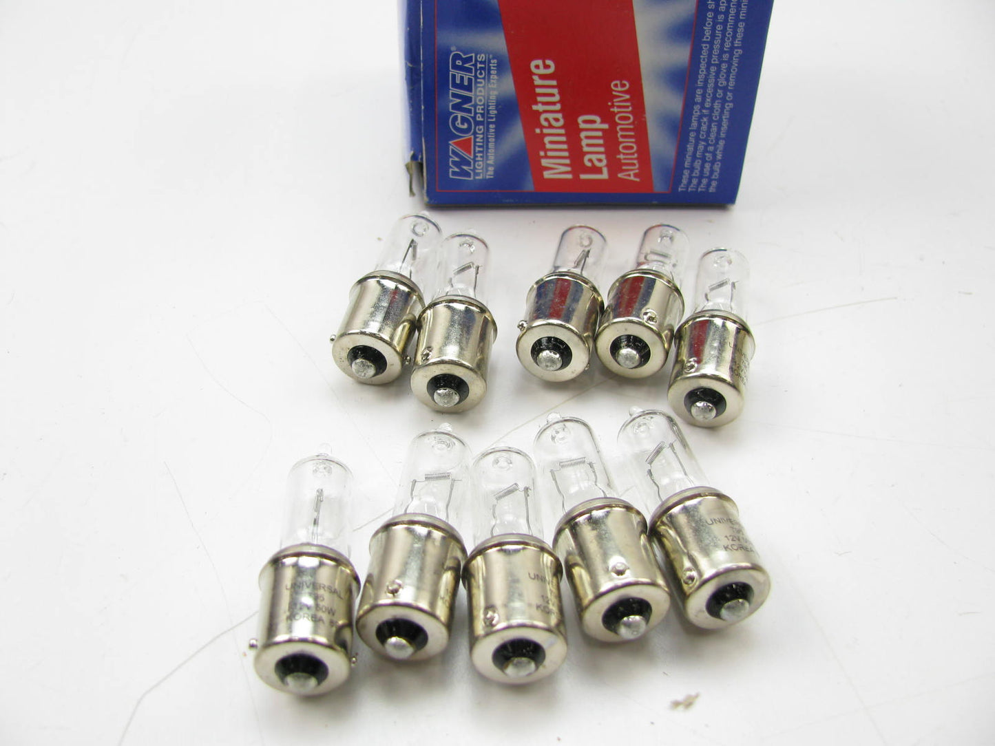 (10) Wagner 795 Industrial Halogen Flood Light Bulb 50W 12.8V H1156