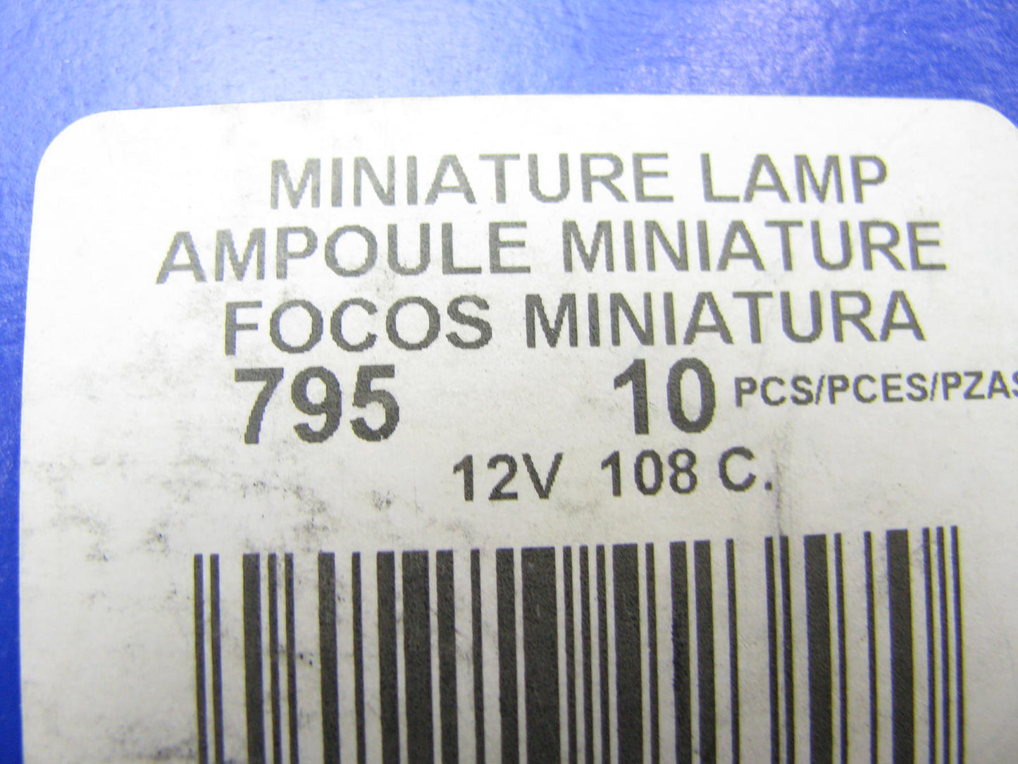 (10) Wagner 795 Industrial Halogen Flood Light Bulb 50W 12.8V H1156