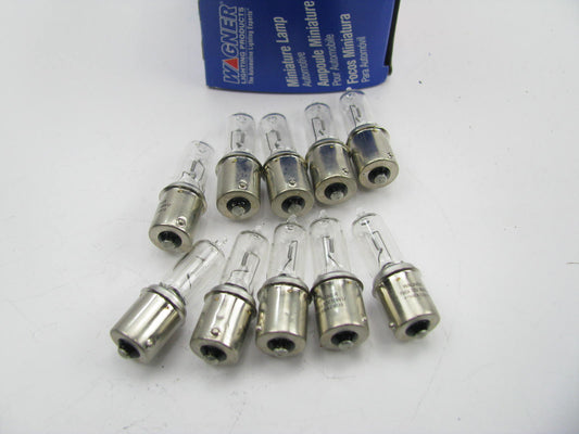 (10) Wagner 795X Dome Light Bulb - Single Contact Bayonet T-4 1/2 12.8V 50 Watt