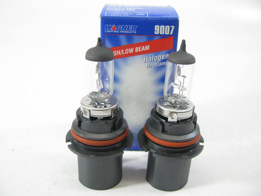 (2) Wagner 9007 Headlight Head Lamp Light Bulbs