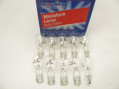 (10) Wagner 916 Minature Light Bulbs