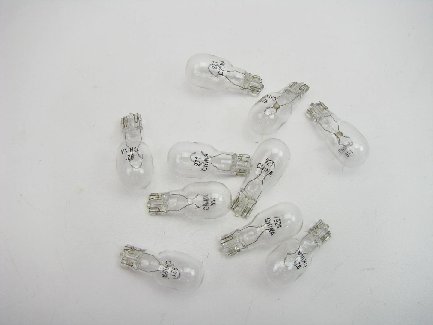 (10) Wagner 921 Miniature Light Bulb - Wedge T-5