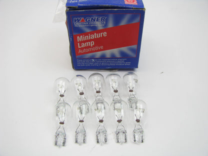 (10) Wagner 922 Miniature Light Bulb - Wedge T-5 5/8