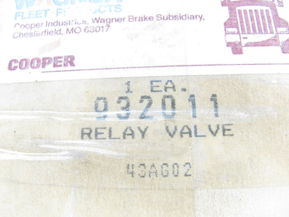 Wagner 932011 Air Brake Valve 4 PSI  - H/D Truck