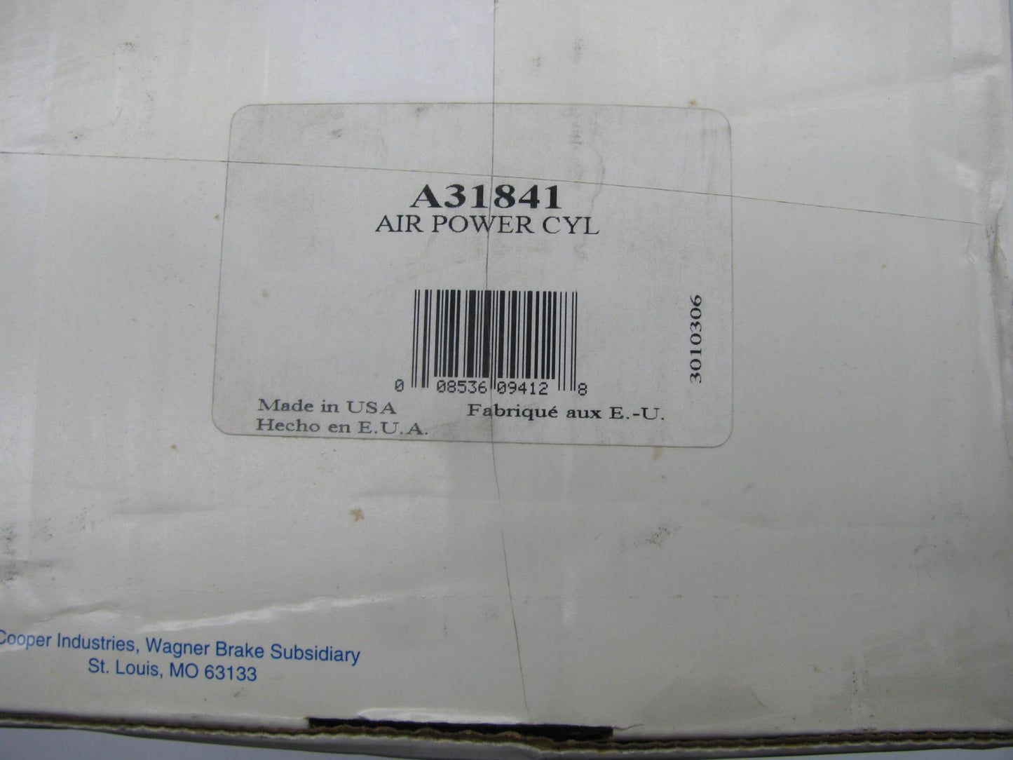 Wagner A31841 Air Power Brake Chamber Cylinder - AF-31841