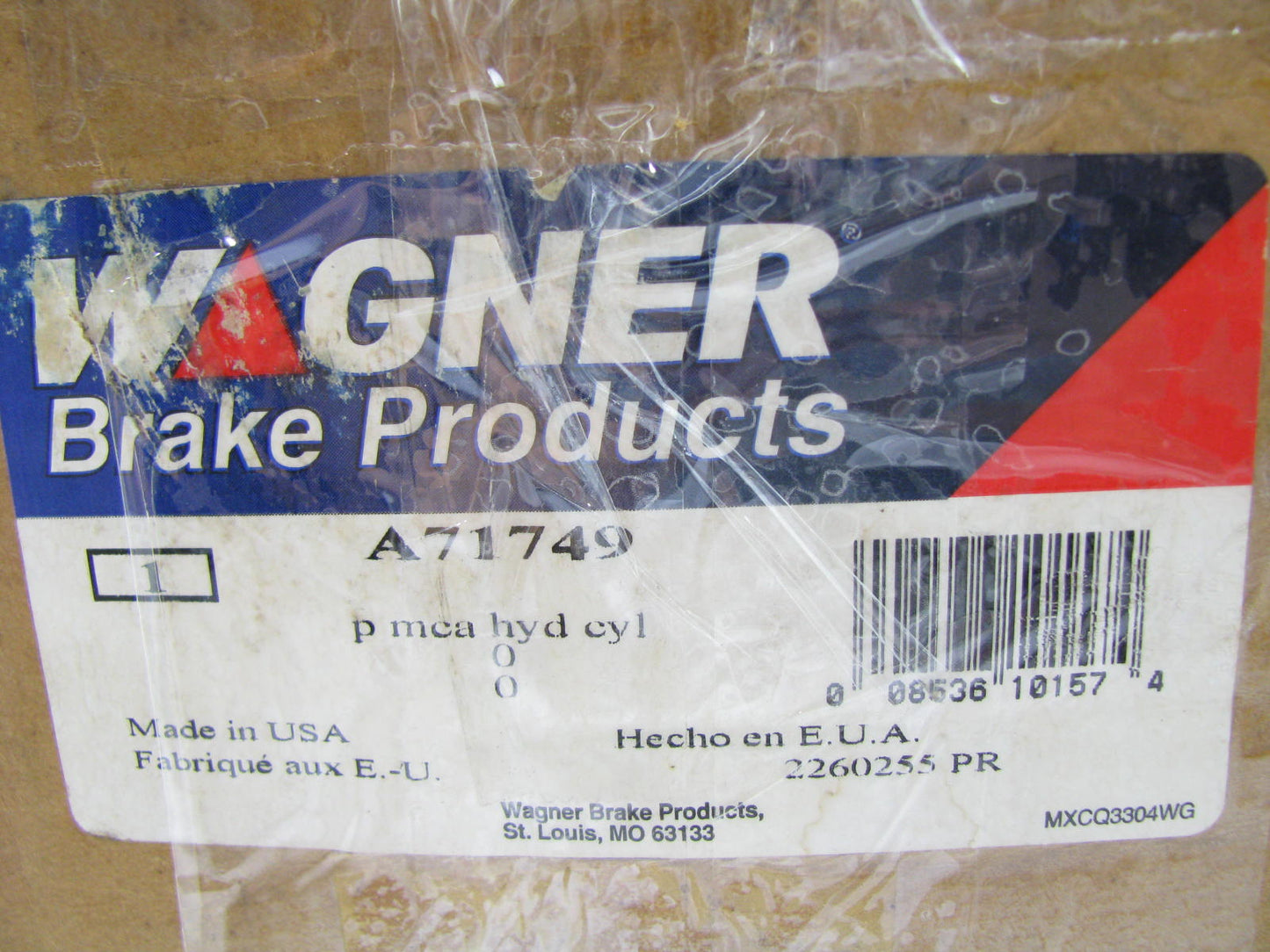 Wagner A71749 Hydraulic Power Master Cylinder Af31452-482-asm FD2704