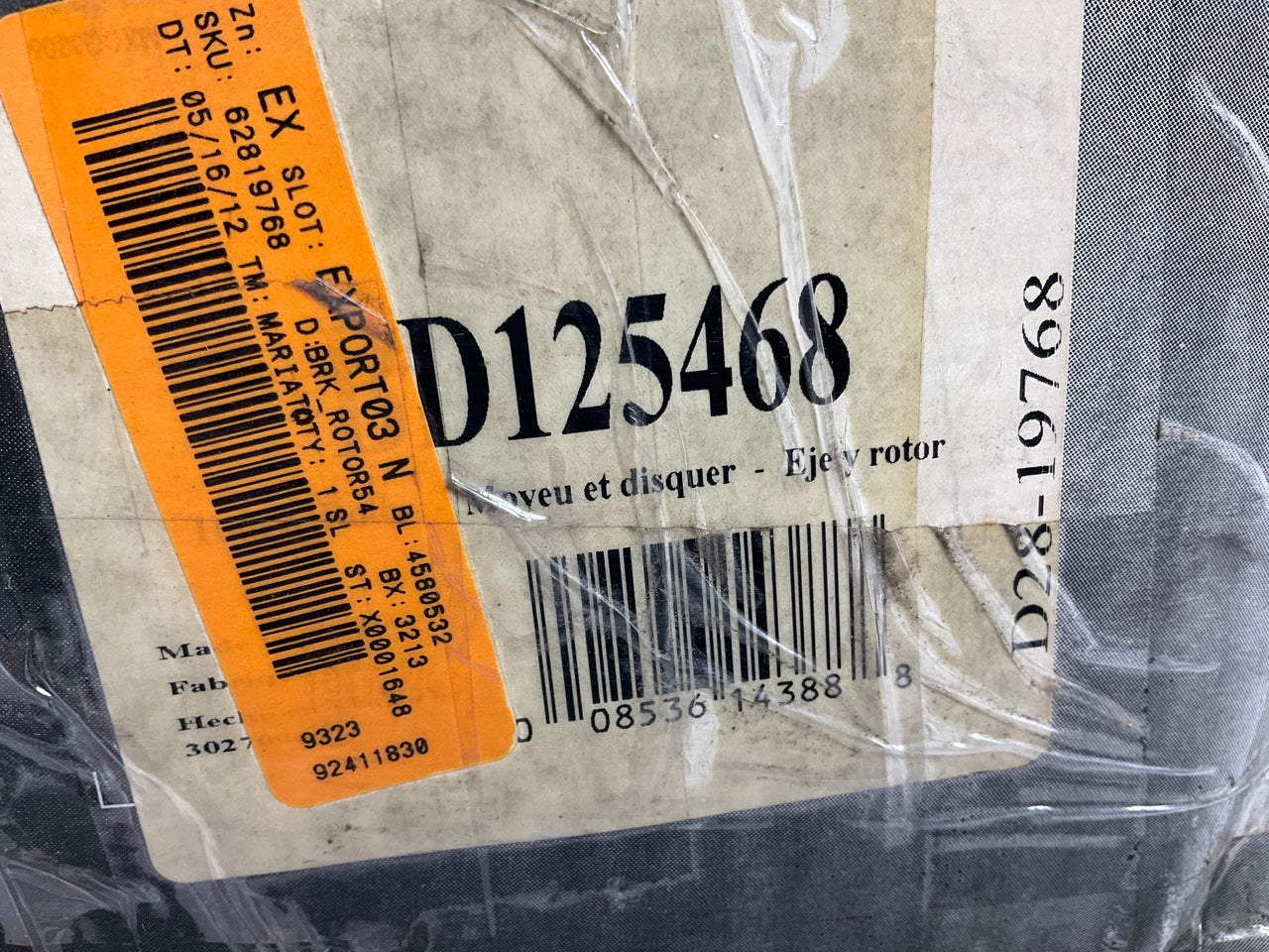 Wagner BD125468 Disc Brake Rotor And Hub Assembly, Front