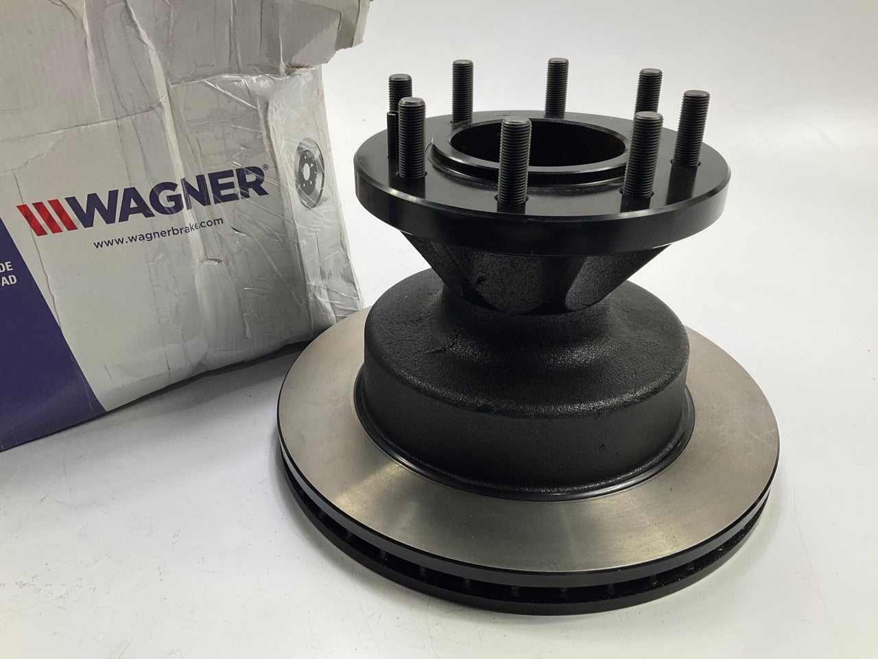 Wagner BD125630E Front Disc Brake Rotor And Hub Assembly, 8-Lug, DUALLY DRW ONLY