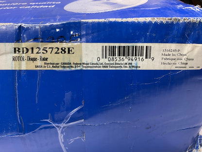 Wagner BD125728E Front Disc Brake Rotor And Hub Assembly