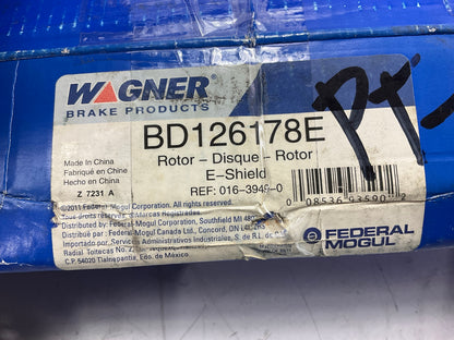 Wagner BD126178E Front Disc Brake Rotor
