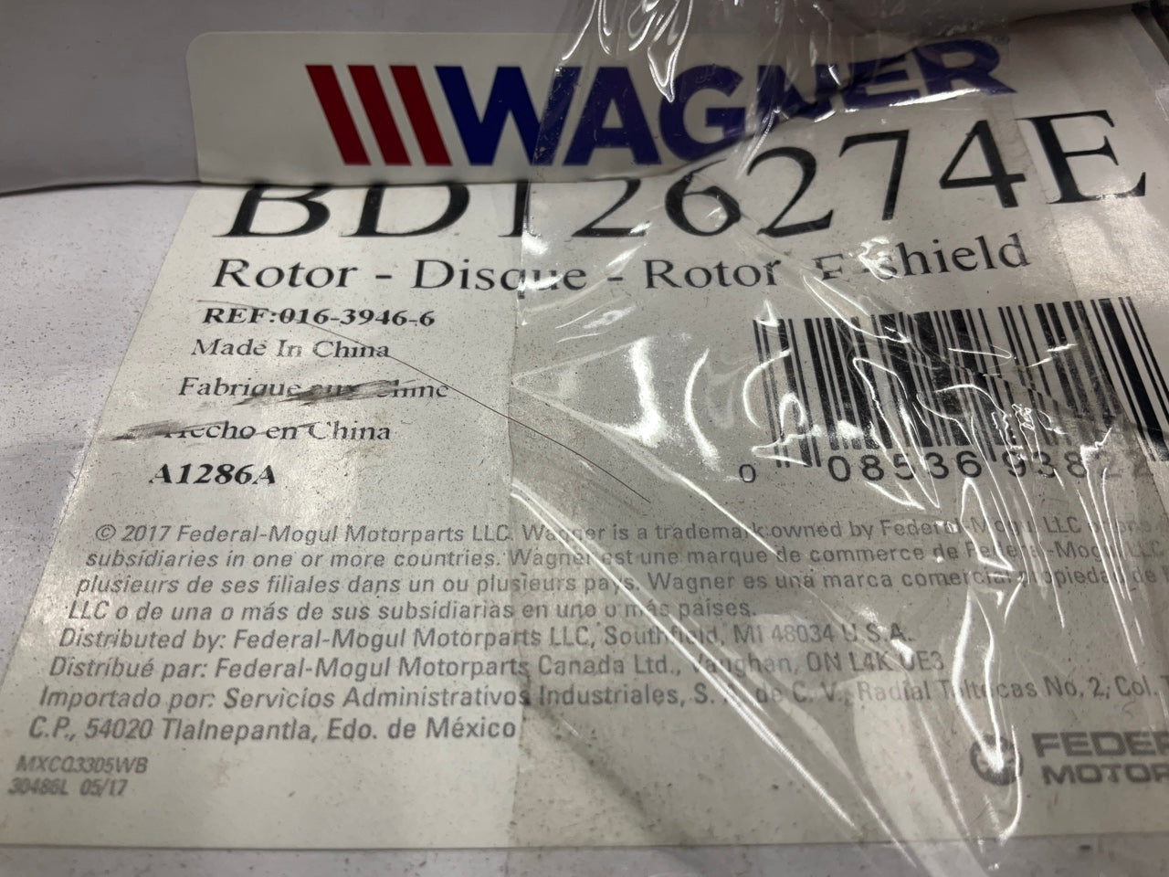 Wagner BD126274E Rear Disc Brake Pads
