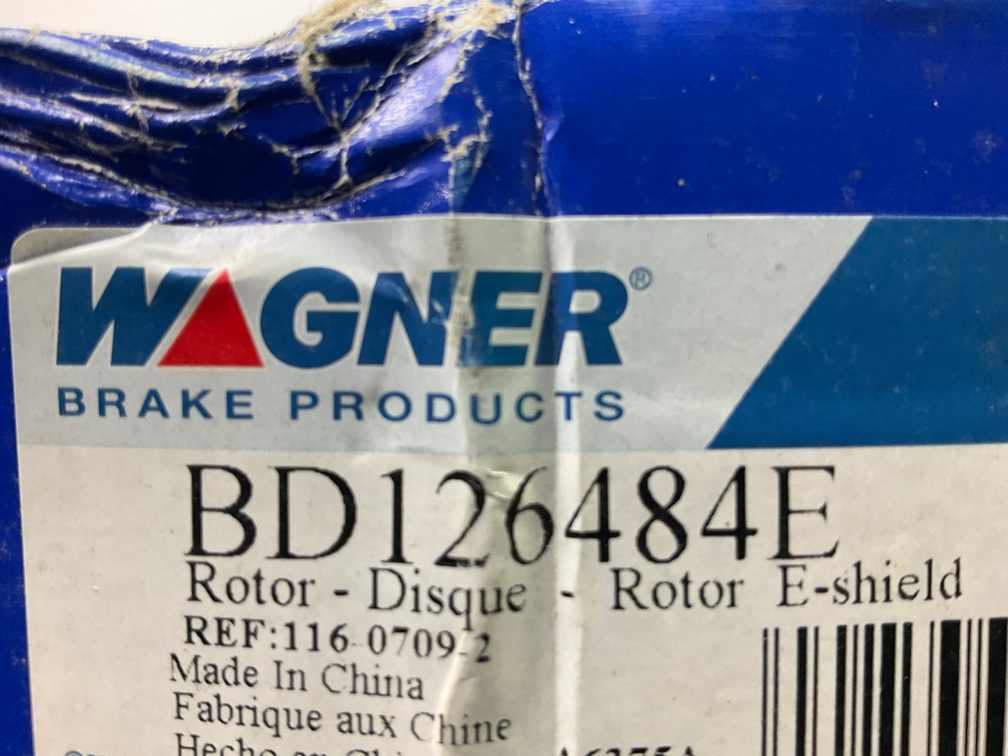 Wagner BD126484E Rear Disc Brake Rotor