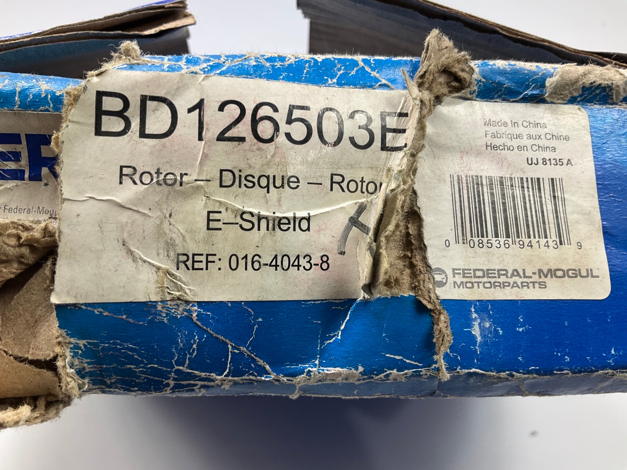 Wagner BD126503E Rear Coated Brake Rotor, 6-lug 331mm