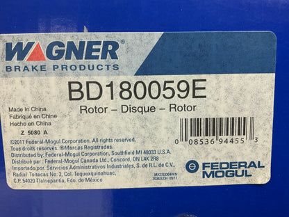 Wagner BD180059E Rear Brake Rotor For 2007-2017 BMW X5, 2008-2017 X6