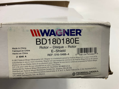 (2) Wagner BD180180E Disc Brake Rotor, Rear