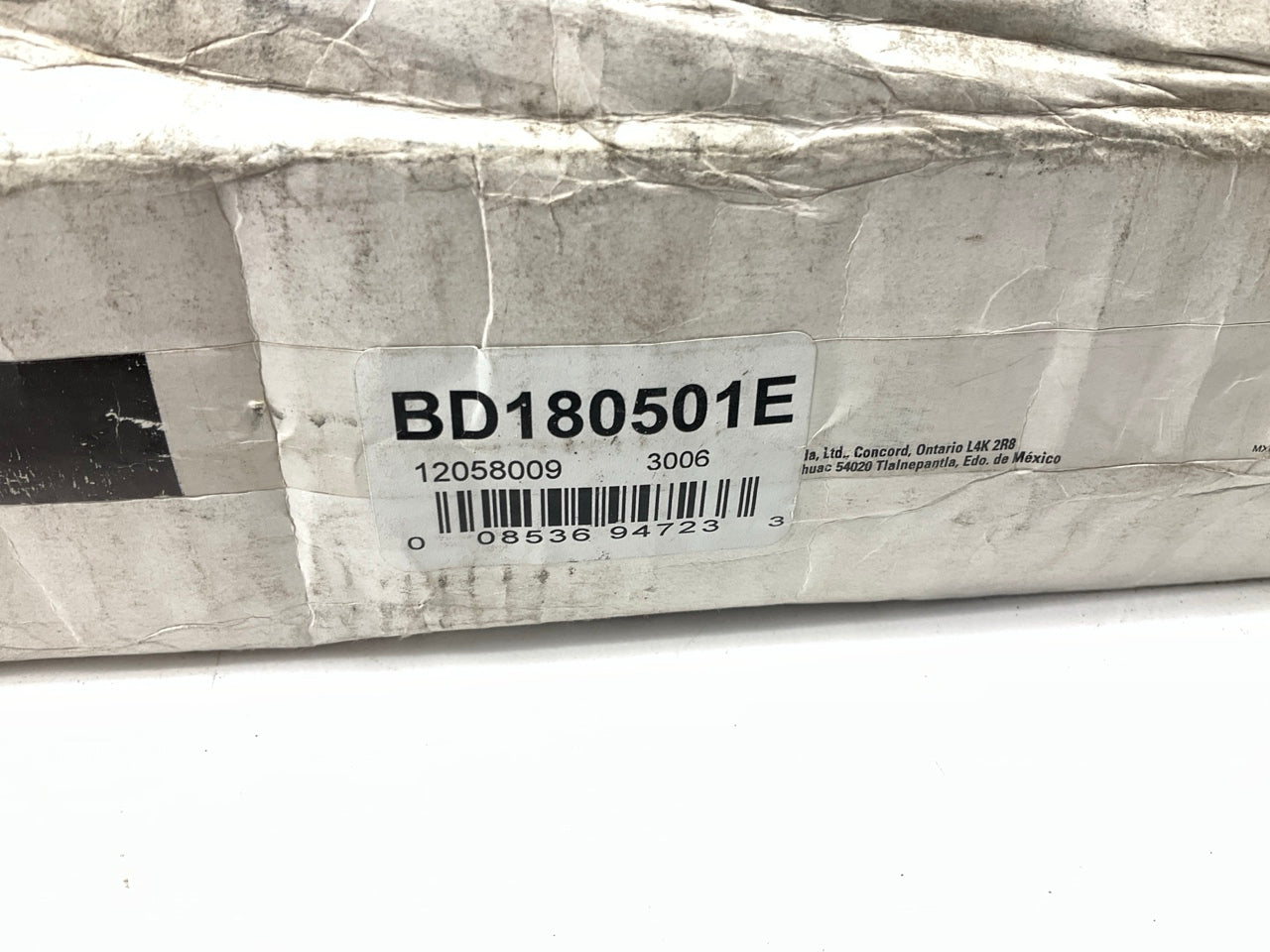 Wagner BD180501E Rear E-Coated Disc Brake Rotor