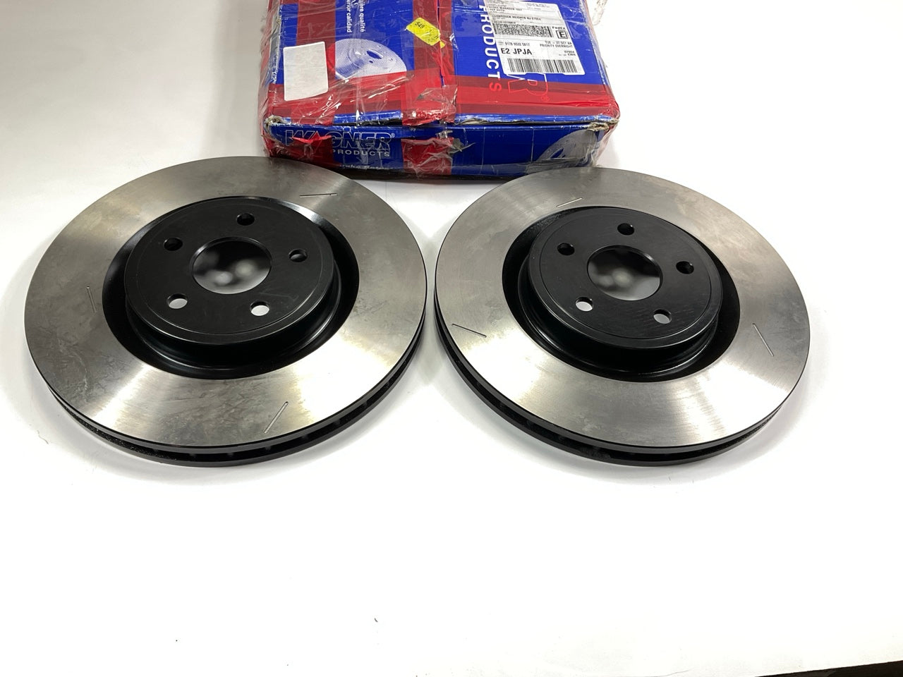 (2) Wagner BD180682E Front Disc Brake Rotor For 2016-2020 Jeep Grand Cherokee