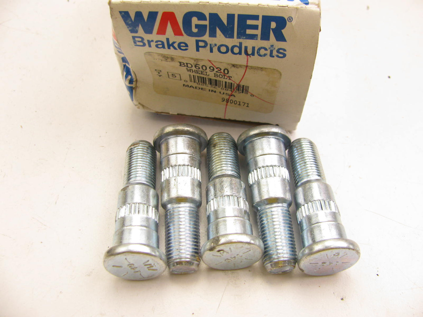 (x5) Wheel Lug Studs Front Wagner BD60920