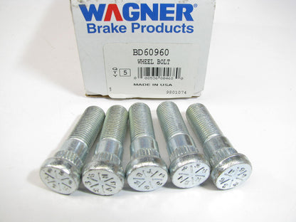 (5) Wagner BD60960 Wheel Lug Studs - Front