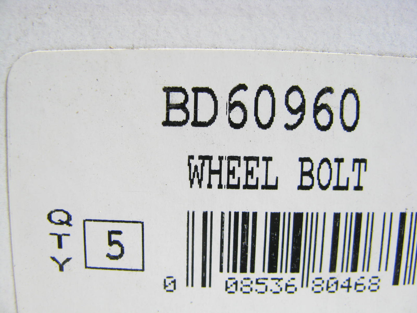 (5) Wagner BD60960 Wheel Lug Studs - Front