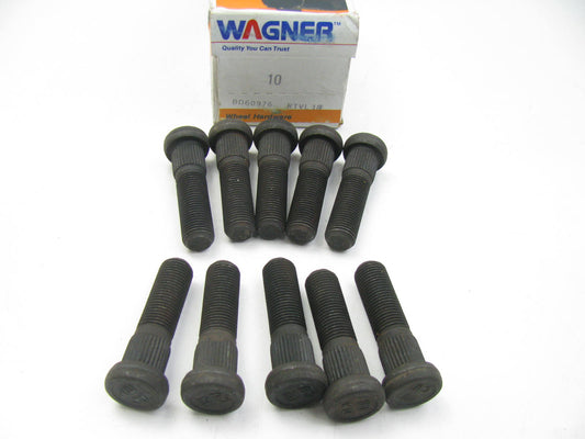 (10) Wagner BD60976 Rear Wheel Lug Studs For 1974-1988 Jeep J20