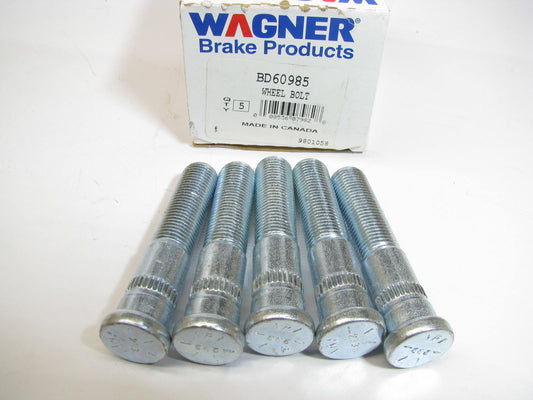 (5) Wagner BD60985 REAR Wheel Lug Stud Bolts