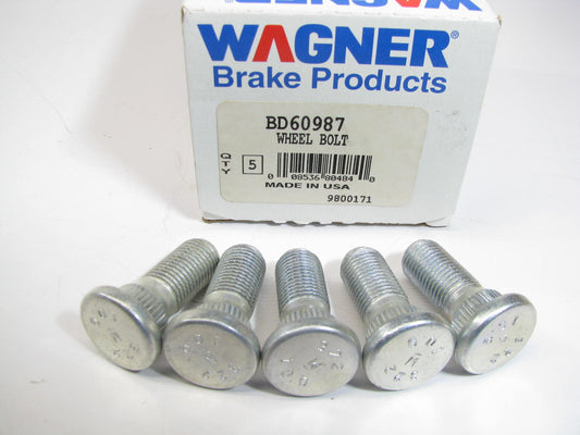 (5) Wagner BD60987 Wheel Lug Studs - Front / Rear