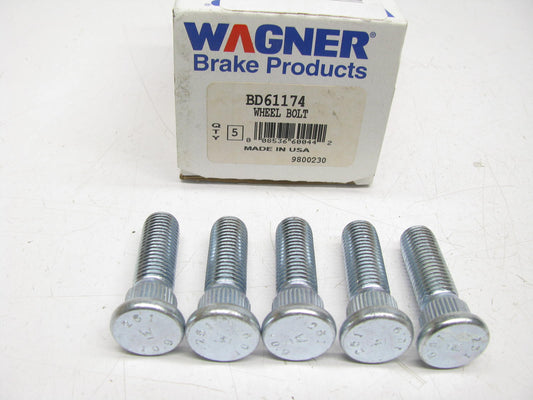 (5) Wagner BD61174 Rear Wheel Lug Studs