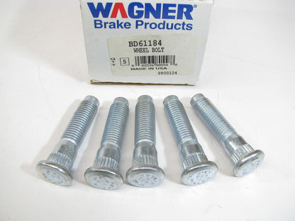 (5) Wagner BD61184 Front Wheel Lug Sutds