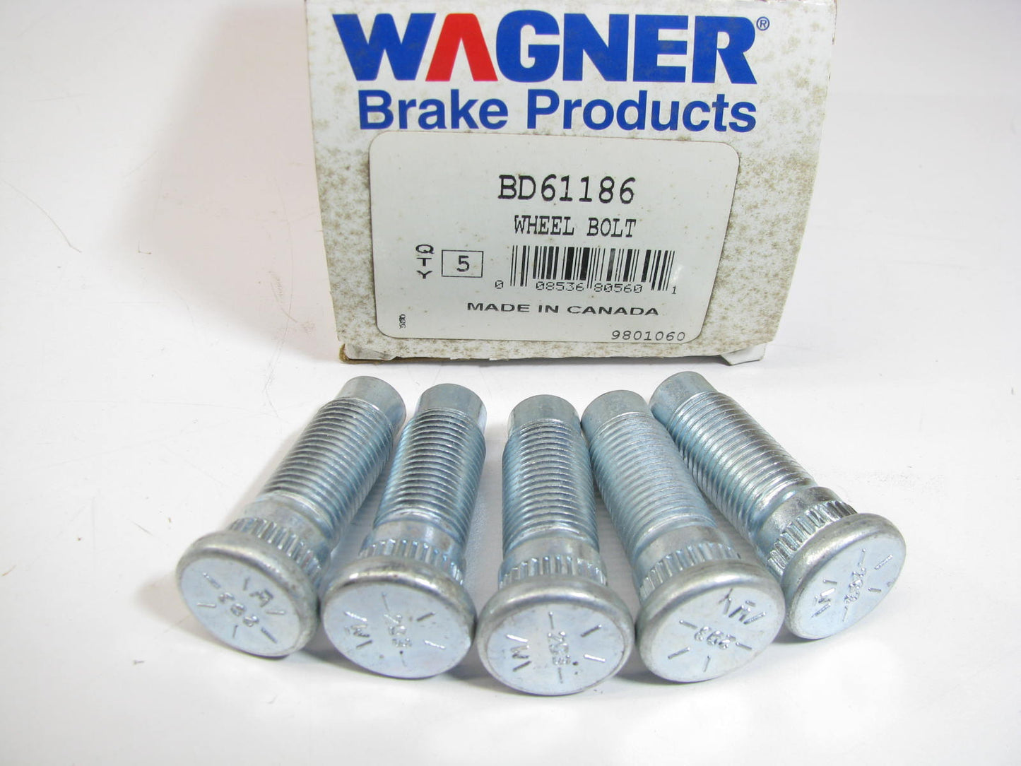 (5) Wagner BD61186 Wheel Lug Stud - Front / Rear