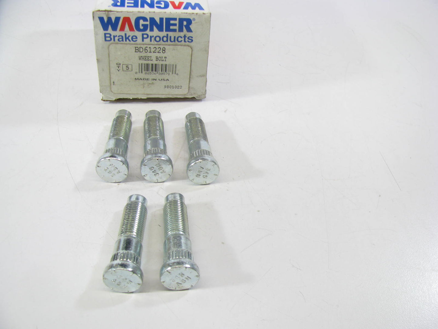 (5) Wagner BD61228 Wheel Lug Studs - Front