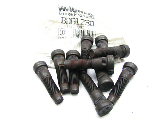 (10) Wagner BD61230 FRONT Wheel Lug Stud Bolts