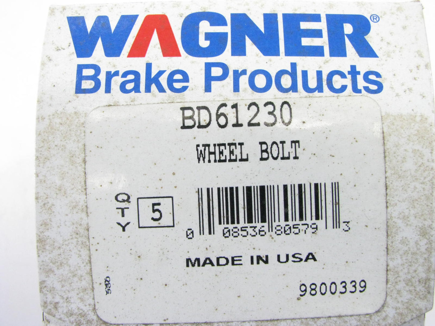 (5) Wagner BD61230 Wheel Lug Studs - Front