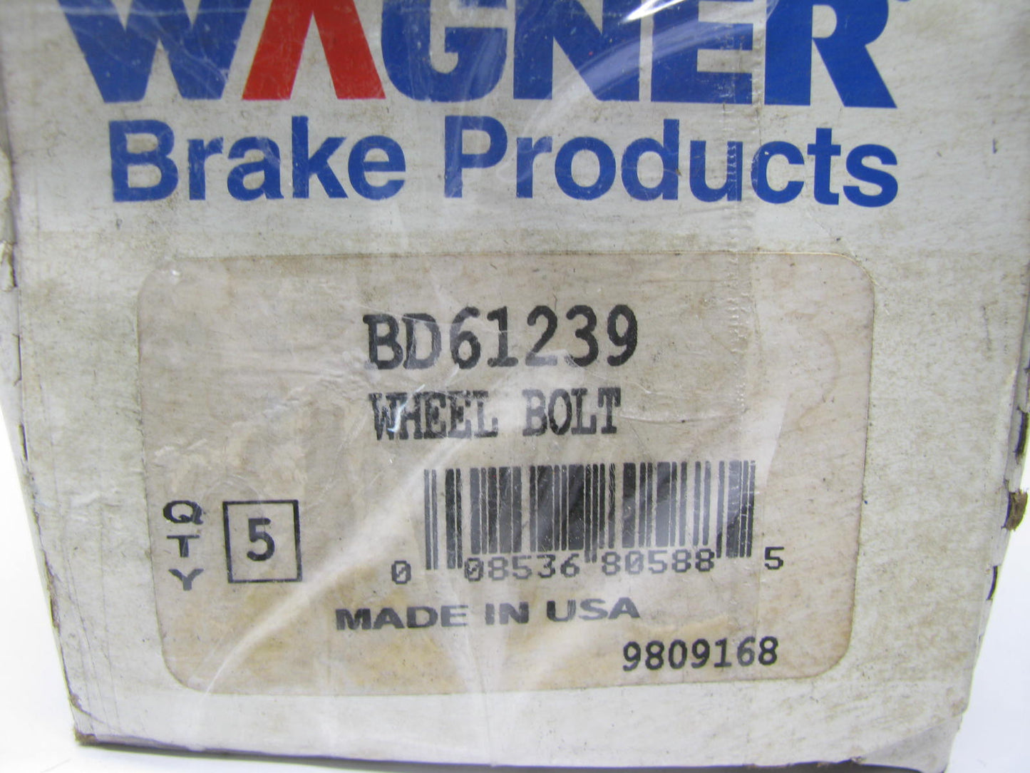 (5)  Wheel Lug Bolts-Bolt Wagner BD61239