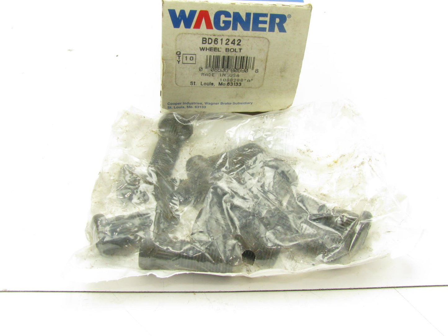 (10) Wagner BD61242 Wheel Lug Bolts - Front / Rear