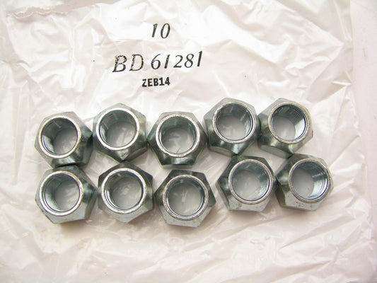 (10) Wagner BD61281 Wheel Lug Nuts - Front / Rear