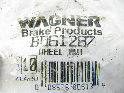 (10) Wagner BD61287 Wheel Lug Nuts - Front / Rear