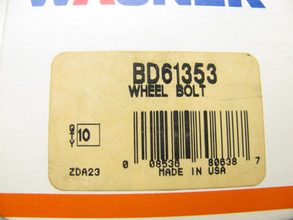 (10) Wagner BD61353 Wheel Lug Stud Bolts