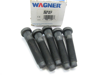 (5) Wagner BD61412 Rear Wheel Lug Stud For 1987-1997 Ford F53 1989-1994 F59