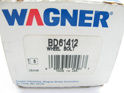 (5) Wagner BD61412 Rear Wheel Lug Stud 1987-97 Ford F53 1989-1994 F59 For 10-lug