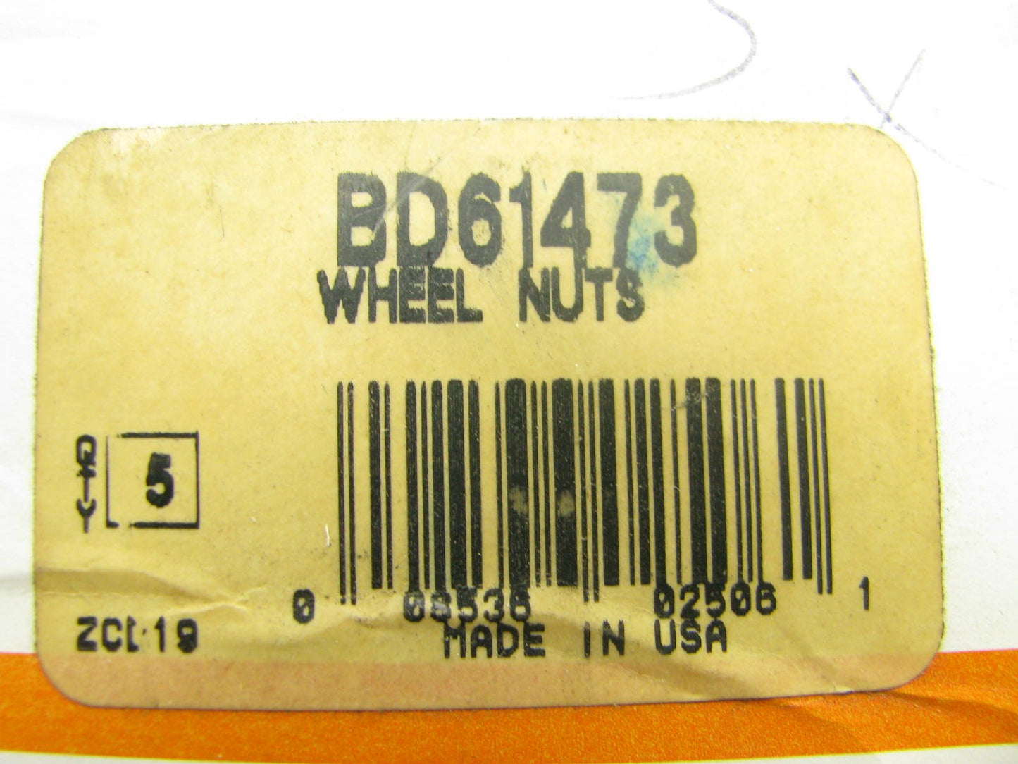 (5) Wagner BD61473 Wheel Lug Nuts