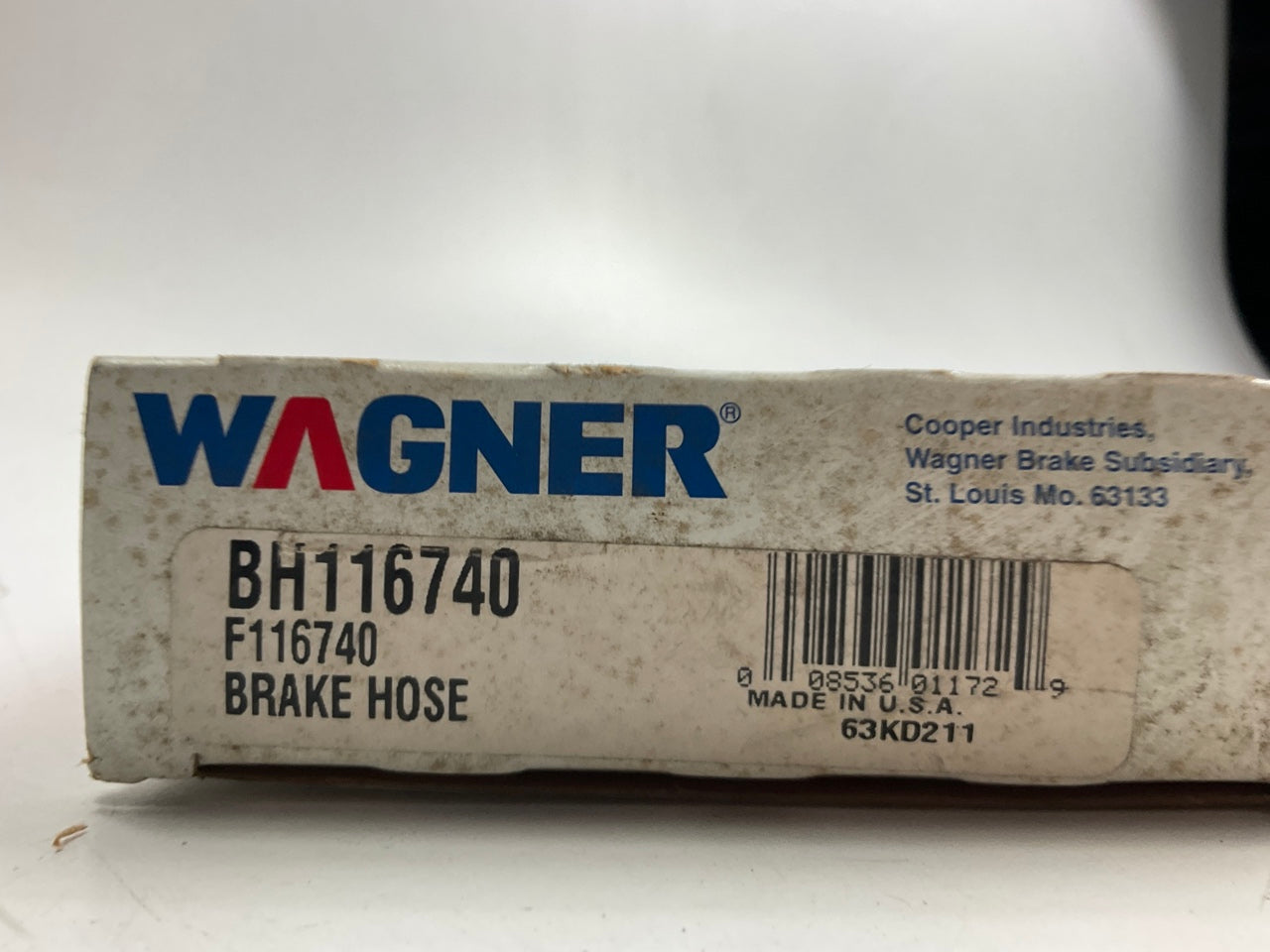 Wagner BH116740 Rear Right Outer Brake Hydraulic Hose