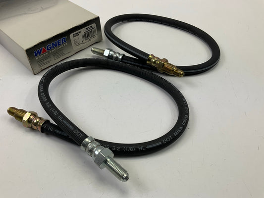 (2) Wagner BH96158 Front Brake Hoses For 1968-1974 Volvo 142 1971-1972 144