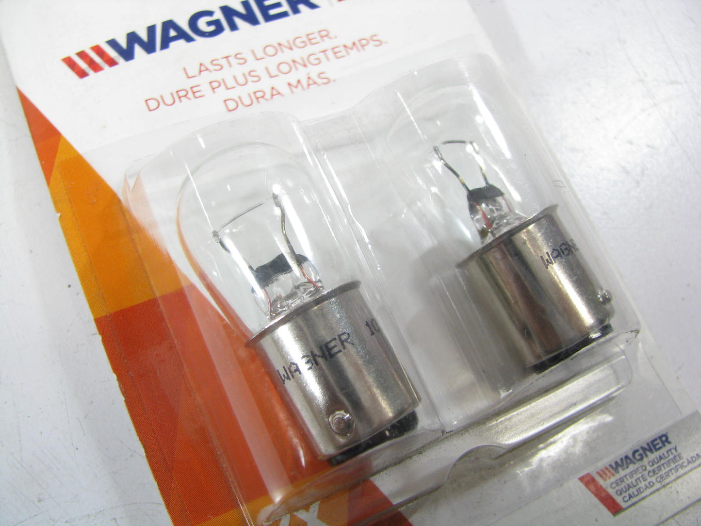 (2) Wagner BP1004LL Long Life Wedge Minature Lamp Light Bulb