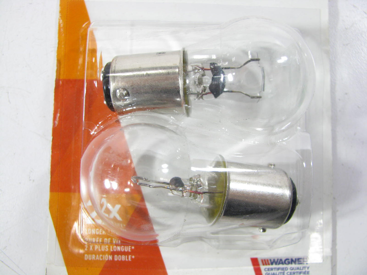 (2) Wagner BP1076LL Long Life Luggage Compartment Back Up Lamp Light Bulb