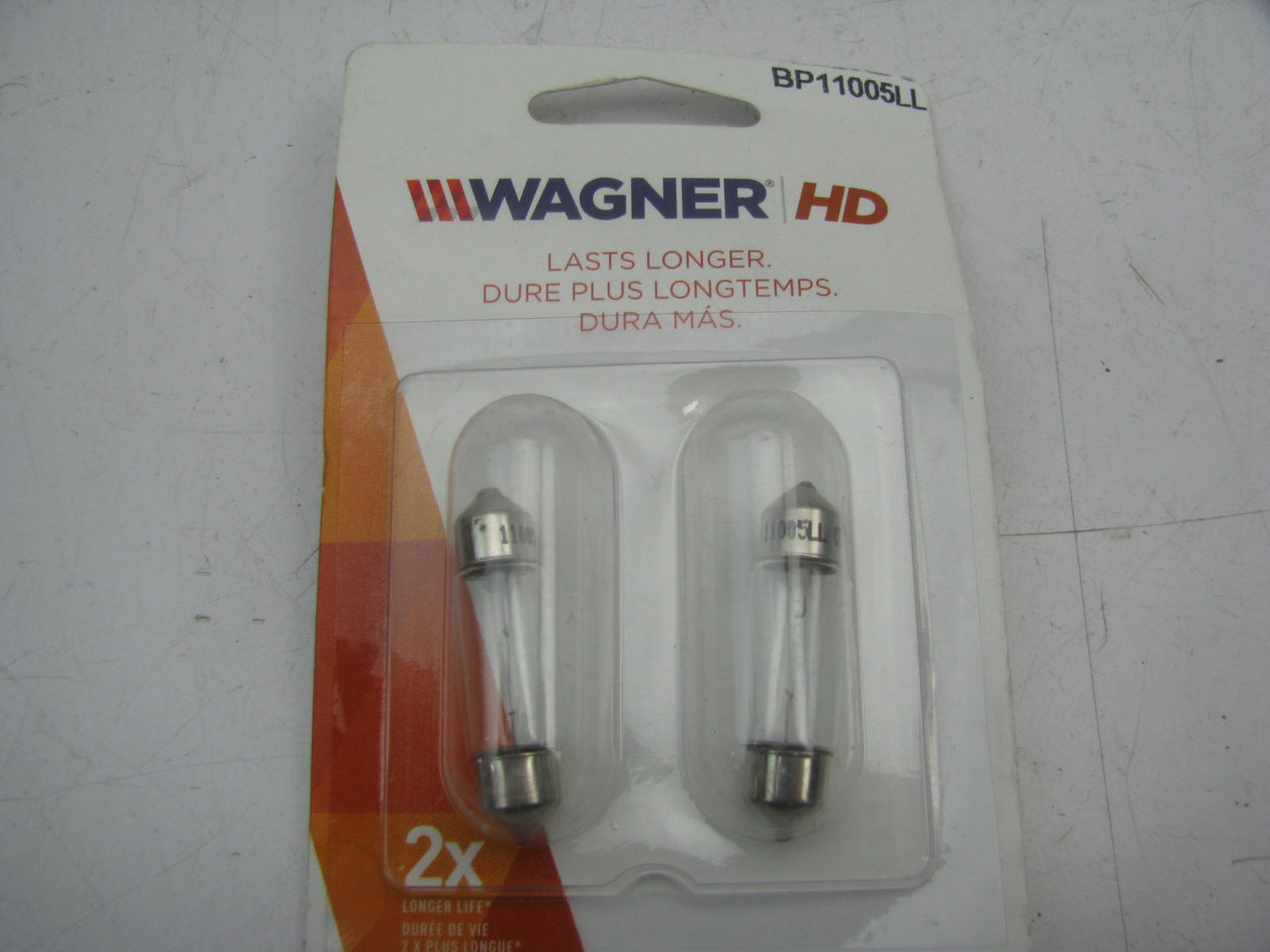Wagner BP11005LL-2 Courtesy / License Plate Light Bulb - 2/Pack