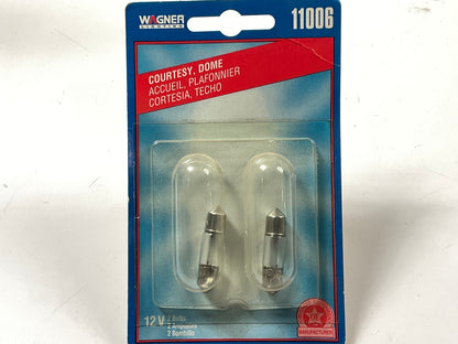 2 Pack - Wagner BP11006 Multi Purpose Courtesy, Interior Light Bulbs