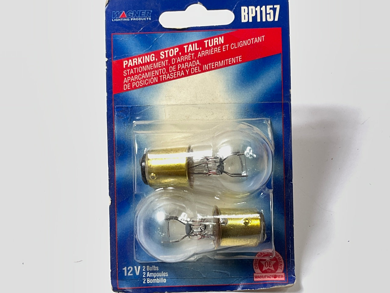 Wagner BP1157 Parking Turn Tail Lamp Light Bulb, 1157 - 2 PACK