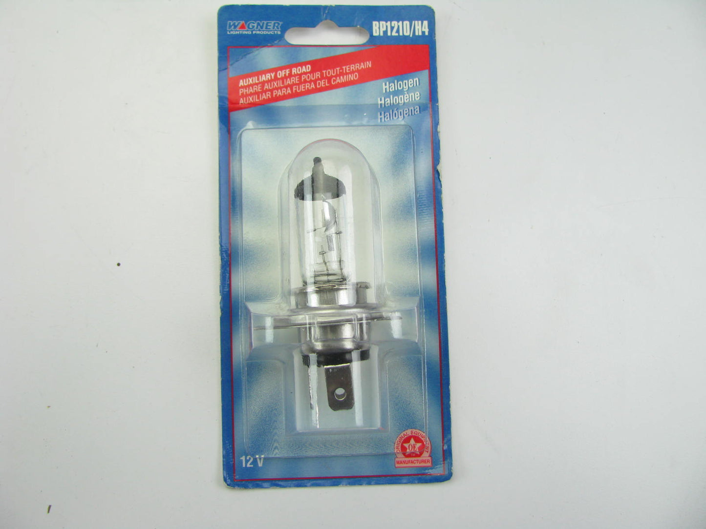 Wagner BP1210H4 Halogen Offroad Auxiliary Light Bulb T4 5/8'' 12V